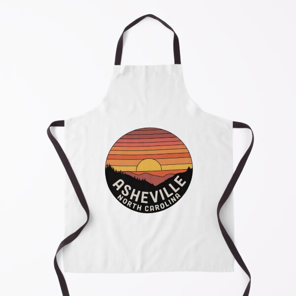 Item preview, Asheville North Carolina: Warm Striped Gradient Badge designed and sold by CircinusStore.