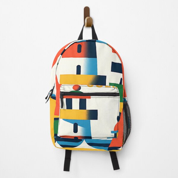 Item preview, Rhode Island - Ocean State - Vintage travel poster in the style of Fernand Léger designed and sold by PrintableTravel.