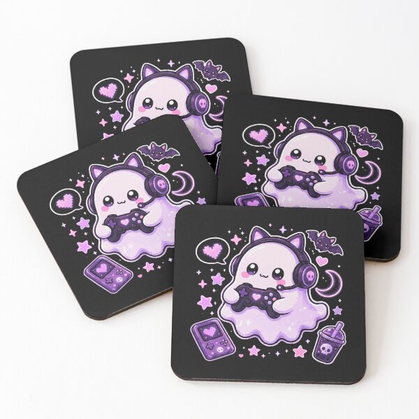 Item preview, Gamer Ghost - Kawaii Spooky Cute Gaming Aesthetic Art designed and sold by Hauntingly Cute.