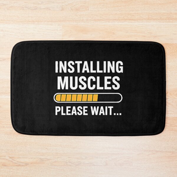 Item preview, Installing Muscles Please Wait Funny Fitness Loading  designed and sold by eliramaison.