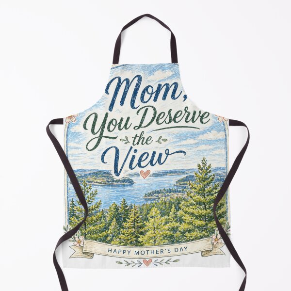 Item preview, Mom You Deserve the View Scenic Mothers Day Gift designed and sold by SemiReal.