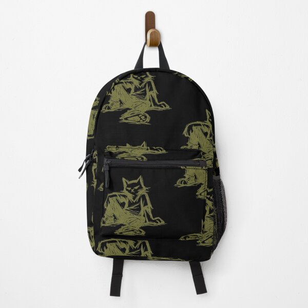 Item preview, Abstract Relaxed Cat Sketch – Minimalist Khaki Ink Line Art Aesthetic Streetwear Design designed and sold by JonelCrafts.