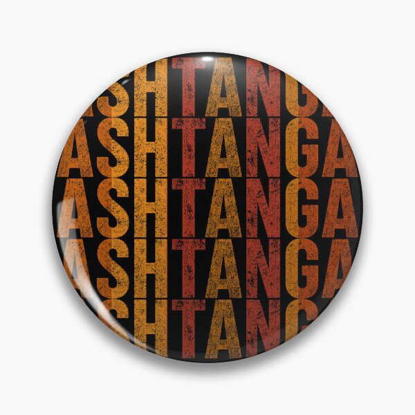 Item preview, Ashtanga Yoga Vintage Design – Retro Distressed Typography, Sunset Color designed and sold by LyricsWear.