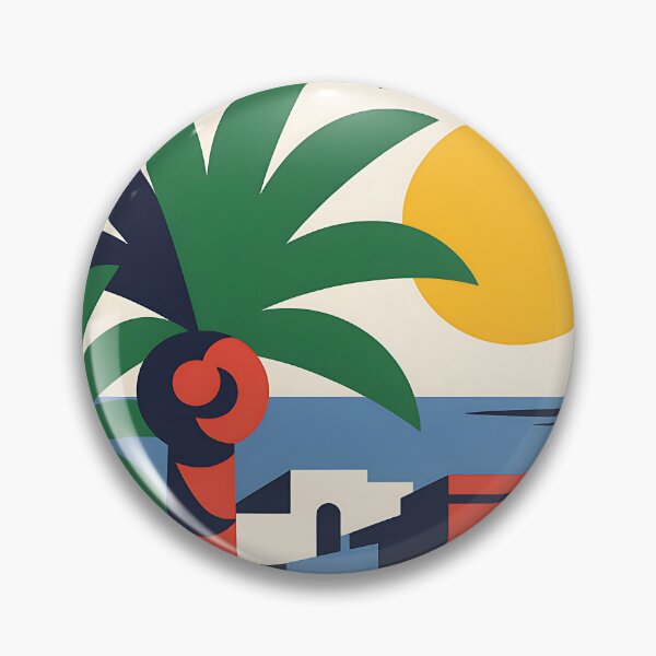 Item preview, South Carolina - Vintage travel poster in the style of Fernand Léger designed and sold by PrintableTravel.