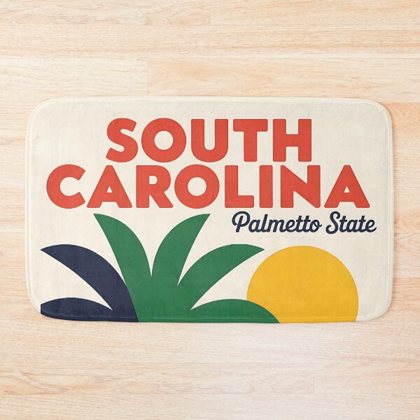 Item preview, South Carolina - Vintage travel poster in the style of Fernand Léger designed and sold by PrintableTravel.