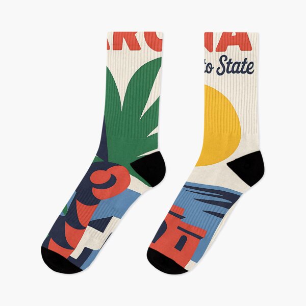 Item preview, South Carolina - Vintage travel poster in the style of Fernand Léger designed and sold by PrintableTravel.
