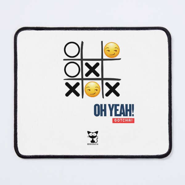 Item preview, Oh Yeah! Gotcha! Tic-Tac-Toe Victory - Funny Gamer Humor designed and sold by Error404!.