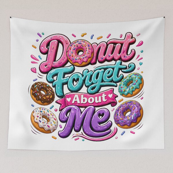 Item preview, Donut Forget About Me – Funny Cute Donut Pun T-Shirt with Sprinkles designed and sold by RvinJo8.