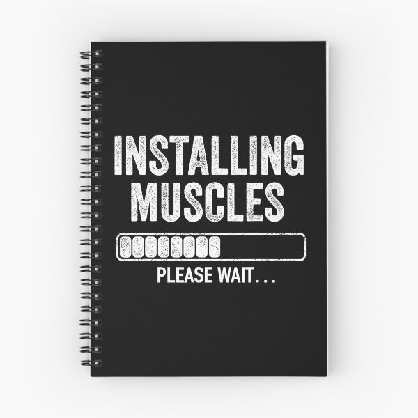 Item preview, Installing Muscles Please Wait Funny Gym Humor designed and sold by eliramaison.