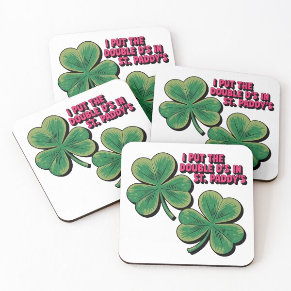 Item preview, Retro Risograph Four Leaf Clover Art designed and sold by Bloomkept.