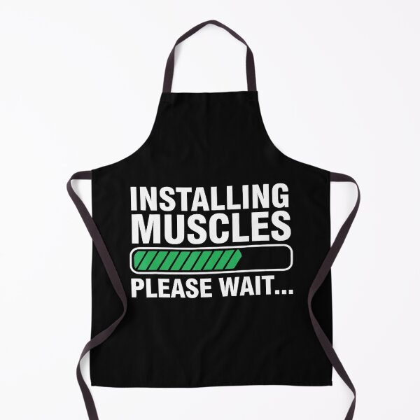 Item preview, Installing Muscles Please Wait Gym Humor Fitness Loading designed and sold by eliramaison.