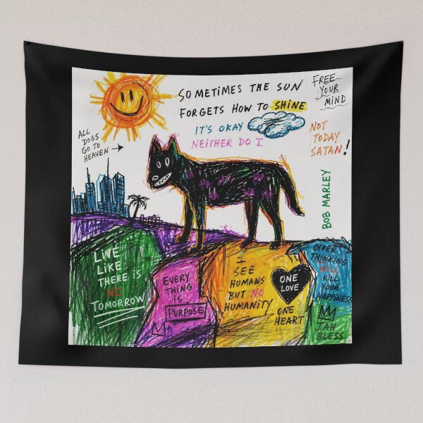 Item preview, Sometimes the Sun Forgets to Shine Dark Humor Sketch  designed and sold by Modaozushi216.