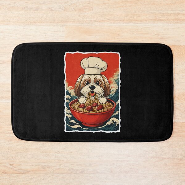 Item preview, Spaghetti Lover Dog Chef Cute Japanese Style designed and sold by JordynLadukeg65.