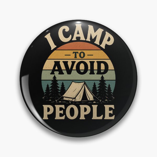Item preview, Introvert Camping Shirt – I Camp to Avoid People Funny Outdoor Tee designed and sold by Martin's_Design.