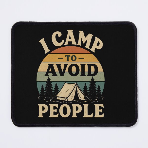 Item preview, Introvert Camping Shirt – I Camp to Avoid People Funny Outdoor Tee designed and sold by Martin's_Design.