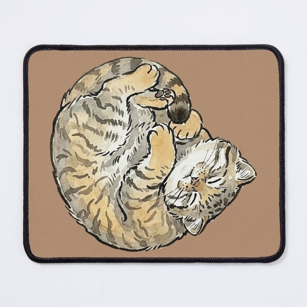 Item preview, Pallas Cat - Curled Up designed and sold by Tee-se Me More.