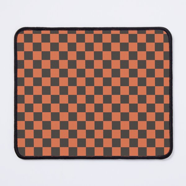 Item preview, Orange & brown checkered seamless pattern designed and sold by Mint + Midnight.