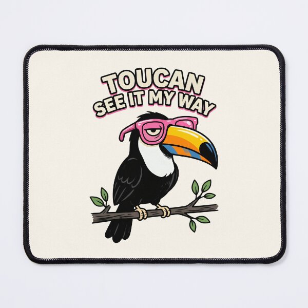 Item preview, Toucan Bird Pun Sarcastic Glasses Animal designed and sold by SplashTastic.