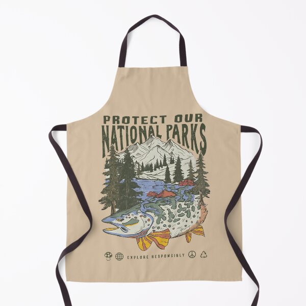 Item preview, Protect Our National Parks Vintage Nature Wildlife Conservation Classic T-Shirt designed and sold by BlitCrankMath.