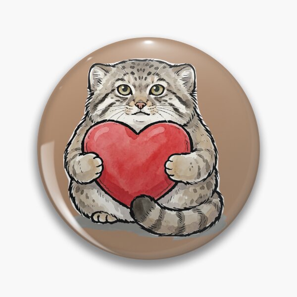 Item preview, Pallas Cat - Heart designed and sold by Tee-se Me More.