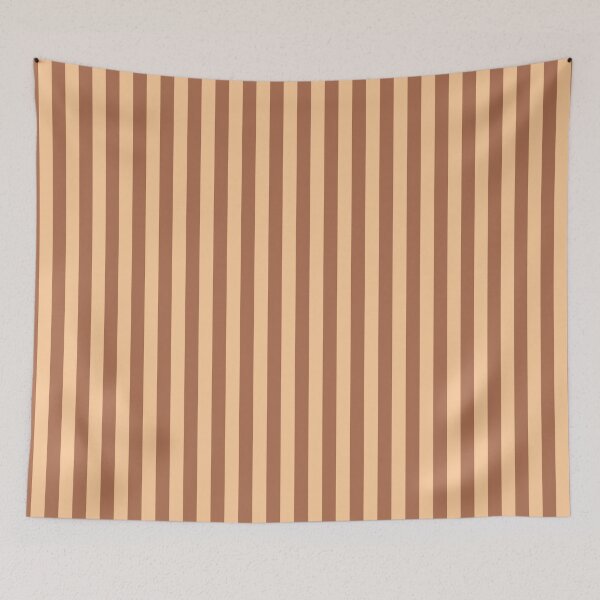 Item preview, Brown sugar & peach orange vertical lines designed and sold by Mint + Midnight.