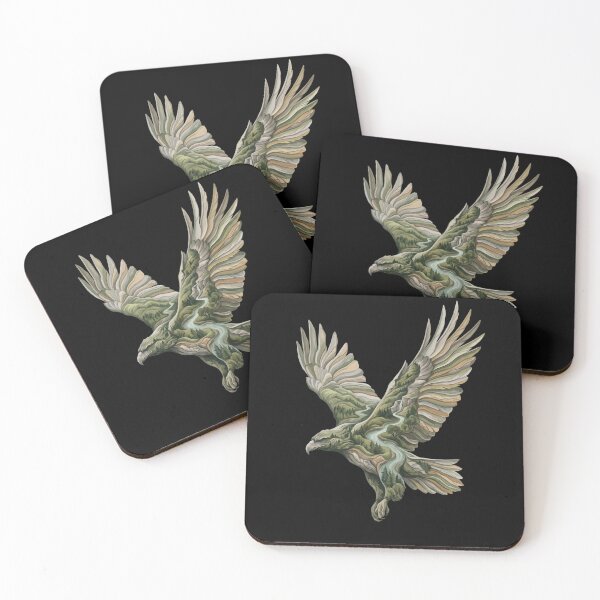 Item preview, River Flight Eagle – Nature Flow Silhouettee designed and sold by printedartgoods.