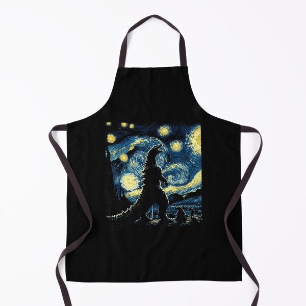 Item preview, Starry Night Monster Silhouette Funny Parody designed and sold by titanlevi.