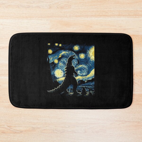 Item preview, Starry Night Monster Silhouette Funny Parody designed and sold by titanlevi.