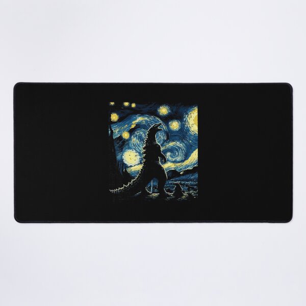 Item preview, Starry Night Monster Silhouette Funny Parody designed and sold by titanlevi.