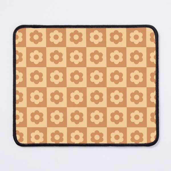 Item preview, Persian orange & caramel squares with flowers designed and sold by Mint + Midnight.