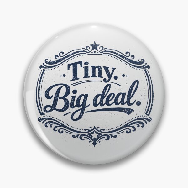 Item preview, Tiny Big Deal Vintage Typography designed and sold by SplashTastic.