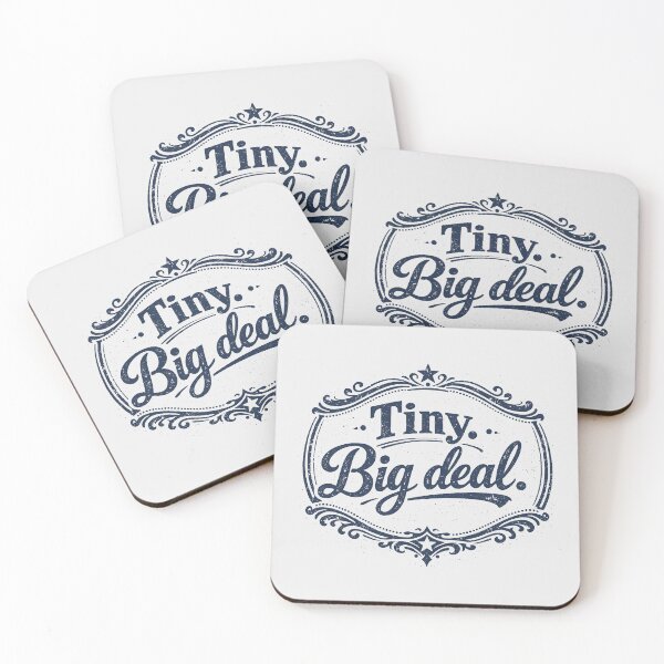Item preview, Tiny Big Deal Vintage Typography designed and sold by SplashTastic.