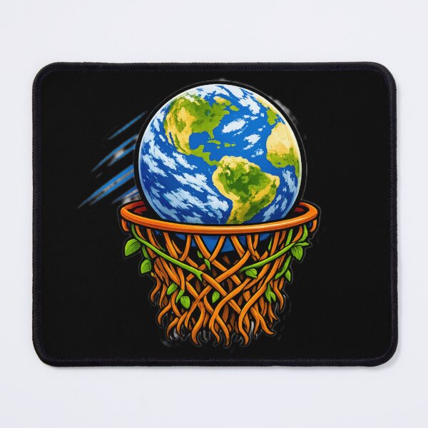 Item preview, Earth Basketball Hoop Design | Save Planet Street Style Art designed and sold by Meiguilin.