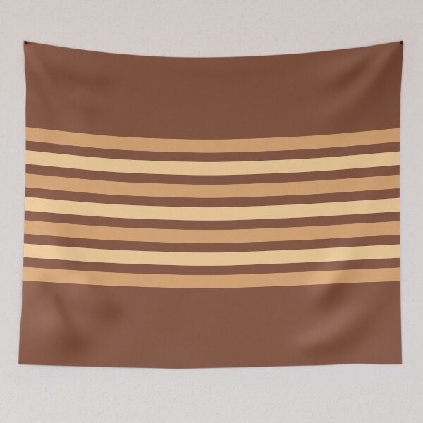 Item preview, Brown, fawn & caramel horizontal lines designed and sold by Mint + Midnight.