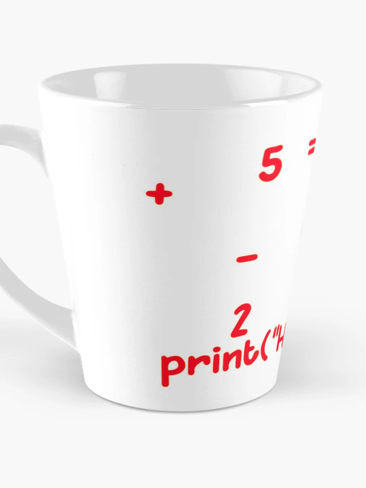 Thumbnail 3 of 4, Coffee Mug, Hello World Python Coding Math Logic Programmer designed and sold by tineldesign.