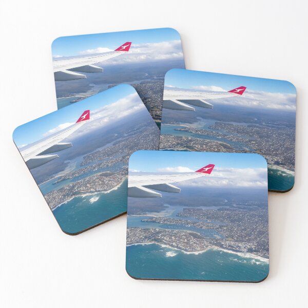 Item preview, Flying Qantas over Sydney designed and sold by Ross.A.Campbell.