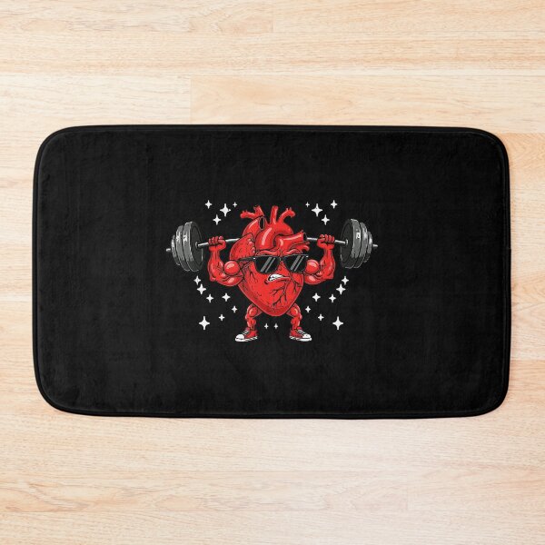 Item preview, Buff Heart Barbell Valentine Workout Cute Gym Love  designed and sold by eliramaison.