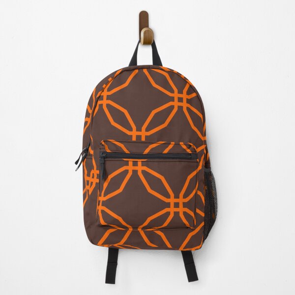 Item preview, Acajou & orange interconnected seamless pattern designed and sold by Mint + Midnight.