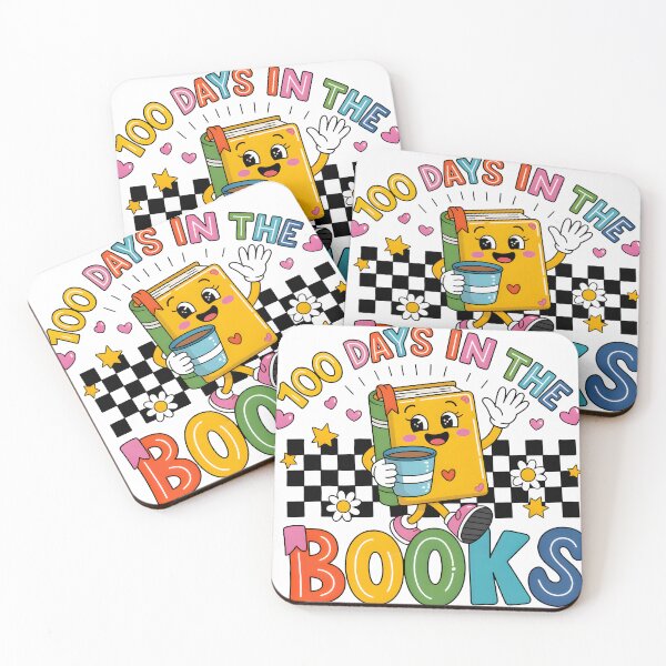 Item preview, 100 Days in the Books Cute School Book Character 100th Day of School Design designed and sold by VineVibe16Studio.