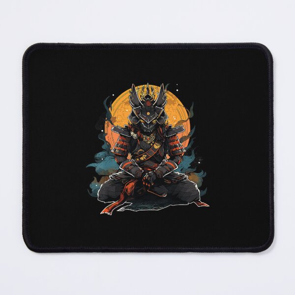 Item preview, Meditating Samurai Warrior Japanese Art Retro Style designed and sold by titanlevi.