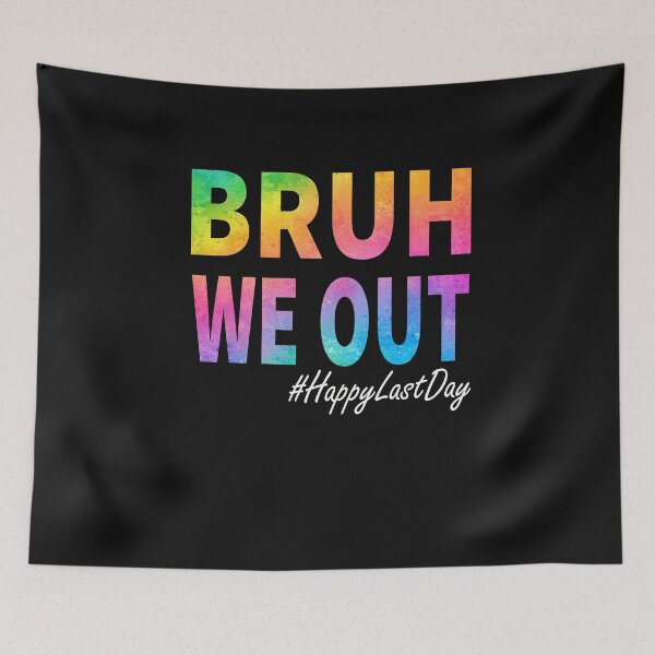 Item preview, Bruh We Out Happy Last Day Funny Graduation School Meme Classic T-Shirt designed and sold by BlitCrankMath.