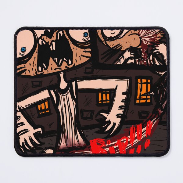 Item preview, RIP Horror Monster Street Scene designed and sold by SenoritaVixyArt.