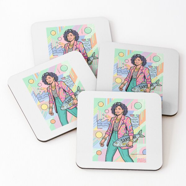 Item preview, Sardine Fashion Illustration Pop Art designed and sold by SplashTastic.