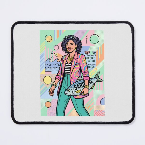Item preview, Sardine Fashion Illustration Pop Art designed and sold by SplashTastic.