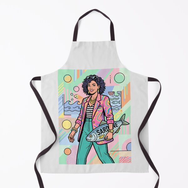 Item preview, Sardine Fashion Illustration Pop Art designed and sold by SplashTastic.