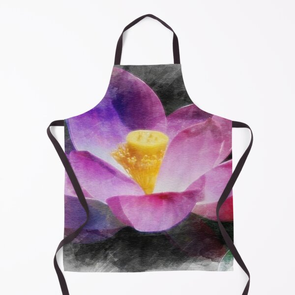 Item preview, "Sacred Lotus in Full Bloom — Digital Watercolour Fine Art from Real Photography | Floral Botanical Art designed and sold by M.ALK.Watercolor.