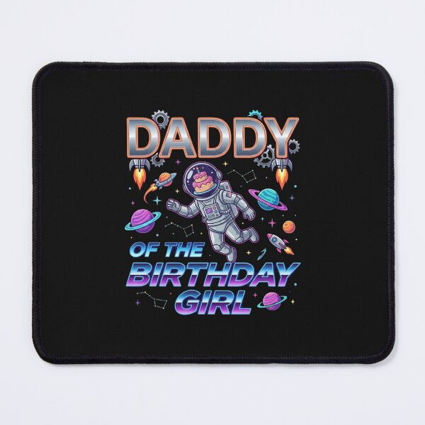 Item preview, Daddy of the Birthday Girl Space Party Astronaut Gift designed and sold by hilllhvdclark.