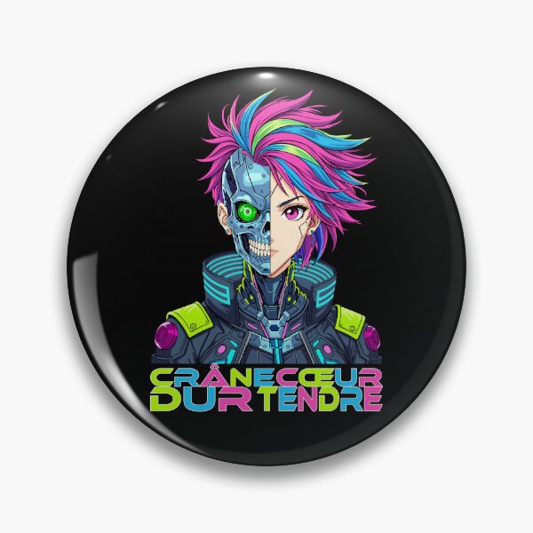 Item preview, Cyber Girl - Hard head, soft heart designed and sold by HuzroDesign.