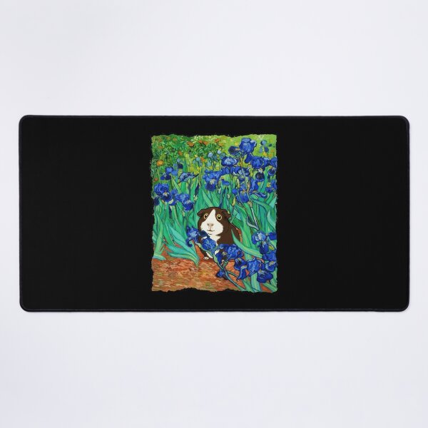 Item preview, Guinea Pig in Iris Garden Impressionist Style designed and sold by JordynLadukeg65.