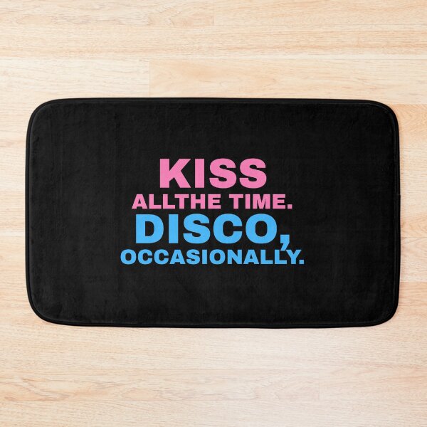 Item preview, Retro Mirrorball Quote - Kiss All The Time. Disco, Occasionally. designed and sold by Niji Hibana.